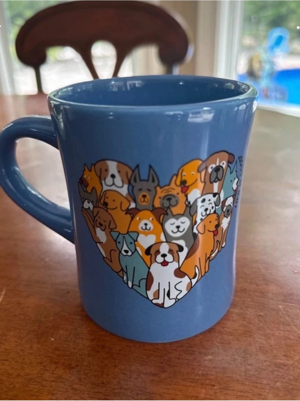 Life is Good “Heart of Dogs” 12oz Coffee Mug